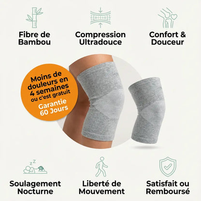 Soulagio : La genouillère en bambou choisie par des milliers de Français pour soulager les douleurs du genou