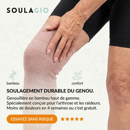 Soulagio : La genouillère en bambou choisie par des milliers de Français pour soulager les douleurs du genou