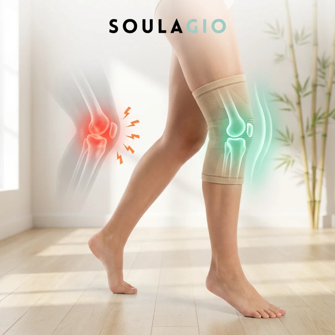 Soulagio : La genouillère en bambou choisie par des milliers de Français pour soulager les douleurs du genou