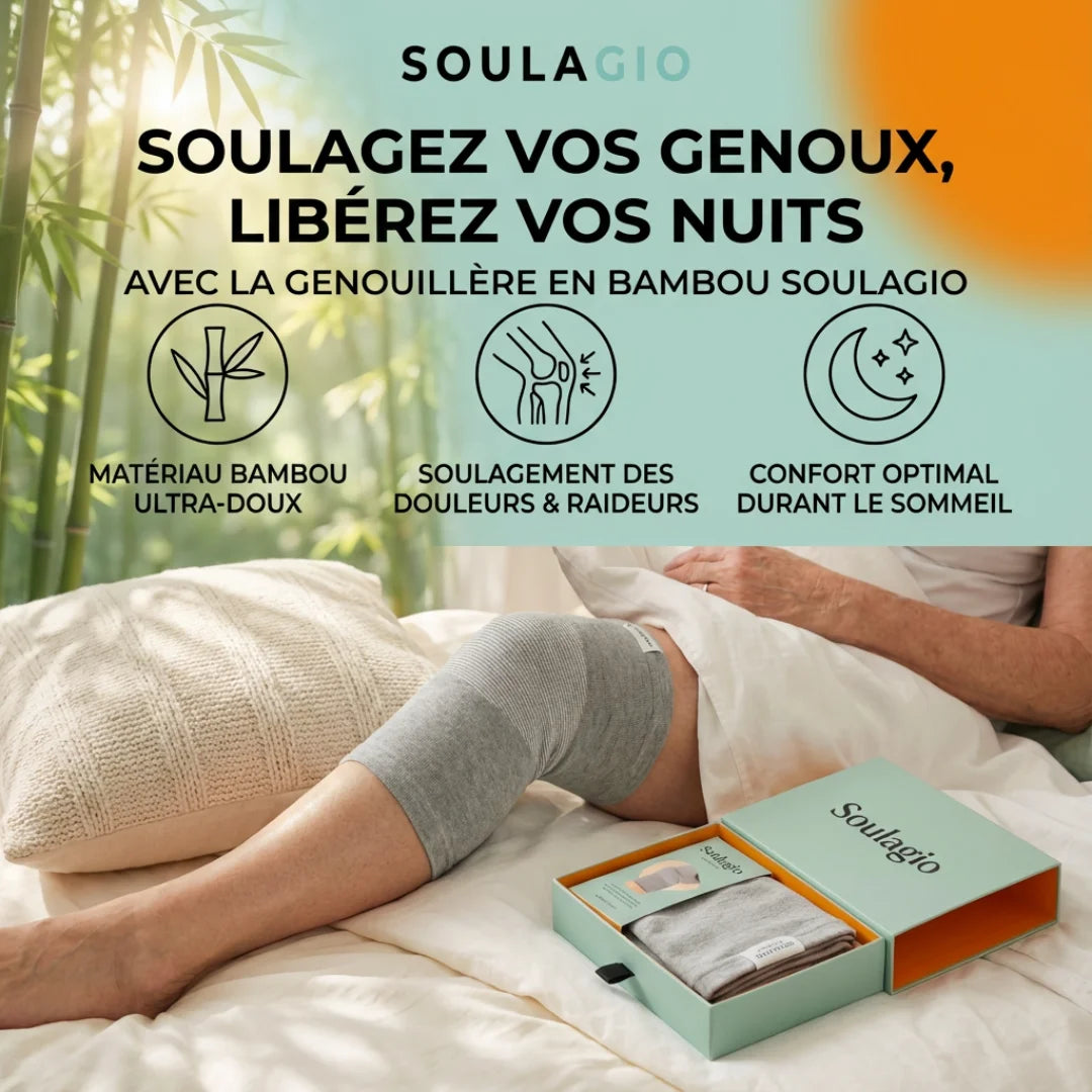 Soulagio : La genouillère en bambou choisie par des milliers de Français pour soulager les douleurs du genou