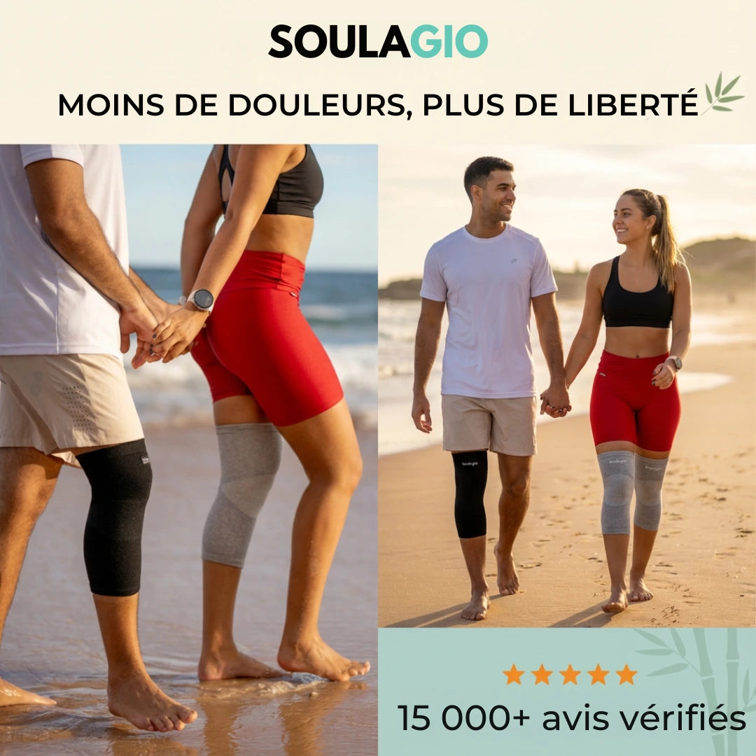 Soulagio : La genouillère en bambou choisie par des milliers de Français pour soulager les douleurs du genou